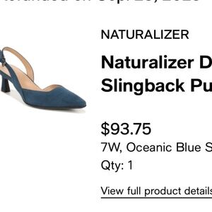 Cute sling back short heel